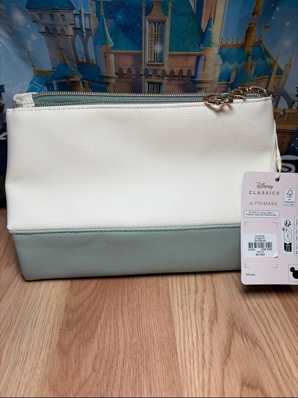 Disney Bambi and Friends Travel Cosmetic Makeup Bag 3 Zip Compartments *Primark*